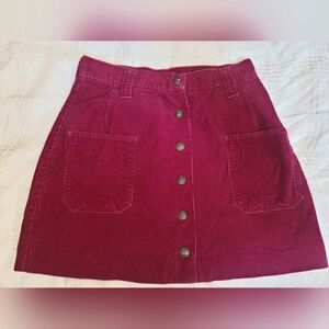 Vintage Lady Wrangler Corduroy Skirt Sz 9/10